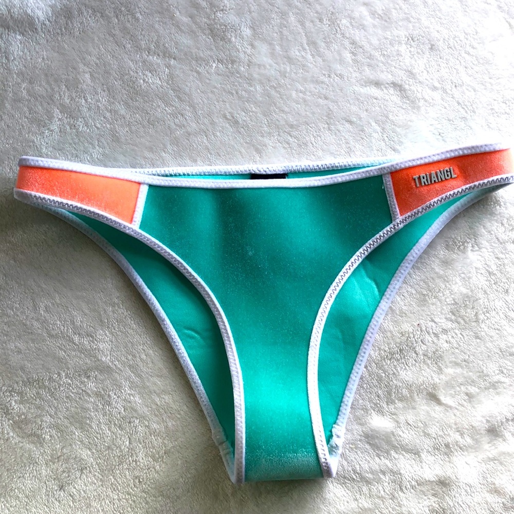 Triangl Neoprene Bikini Bottoms/Matching Backpack